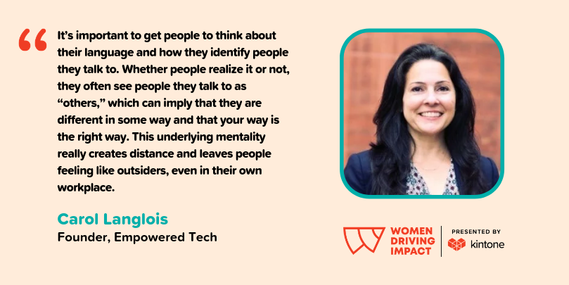 Dr. Carol explains how seeing coworkers as others can make us feel alone in the workplace.