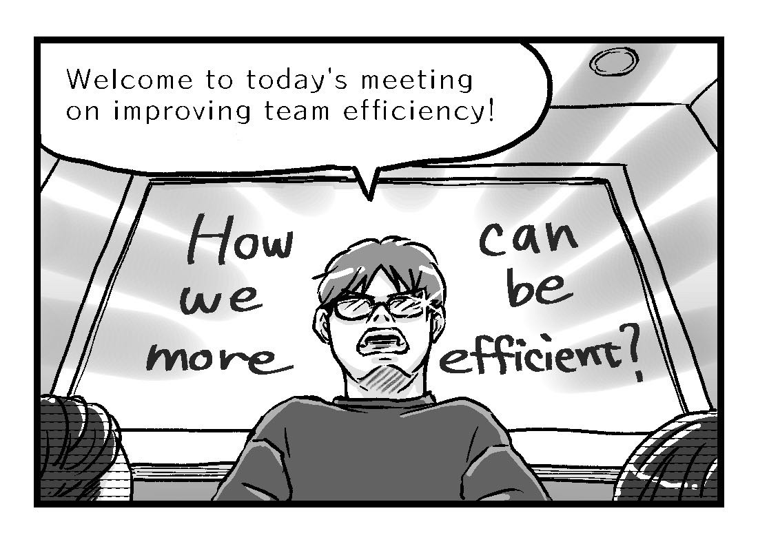 Welcome to today's meeting on improving efficiency